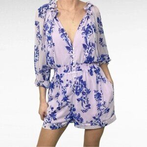 Gianni Bini Women's Purple Romper - Size Small